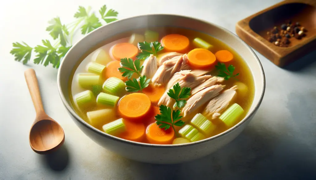 Caldo de Pollo Fitness