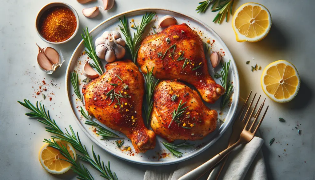 Muslos de Pollo al Horno Fitness