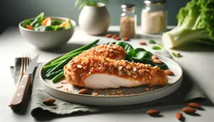 pollo empanado al horno fitness