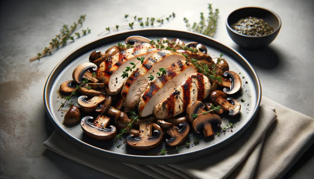 Pollo con Champiñones Fitness